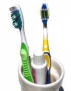 Bild på tandborstar